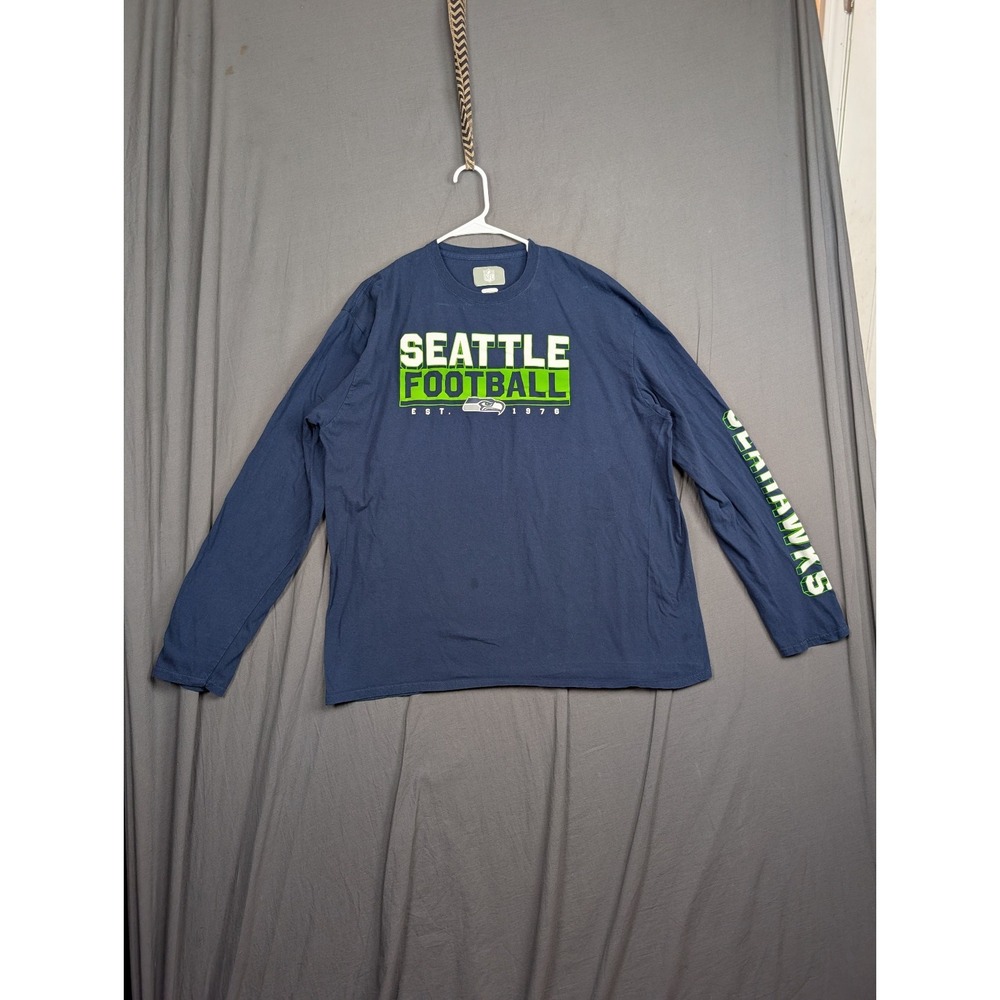 Seattle Seahawks Long Sleeve Shirt Men's Size XLarge‎